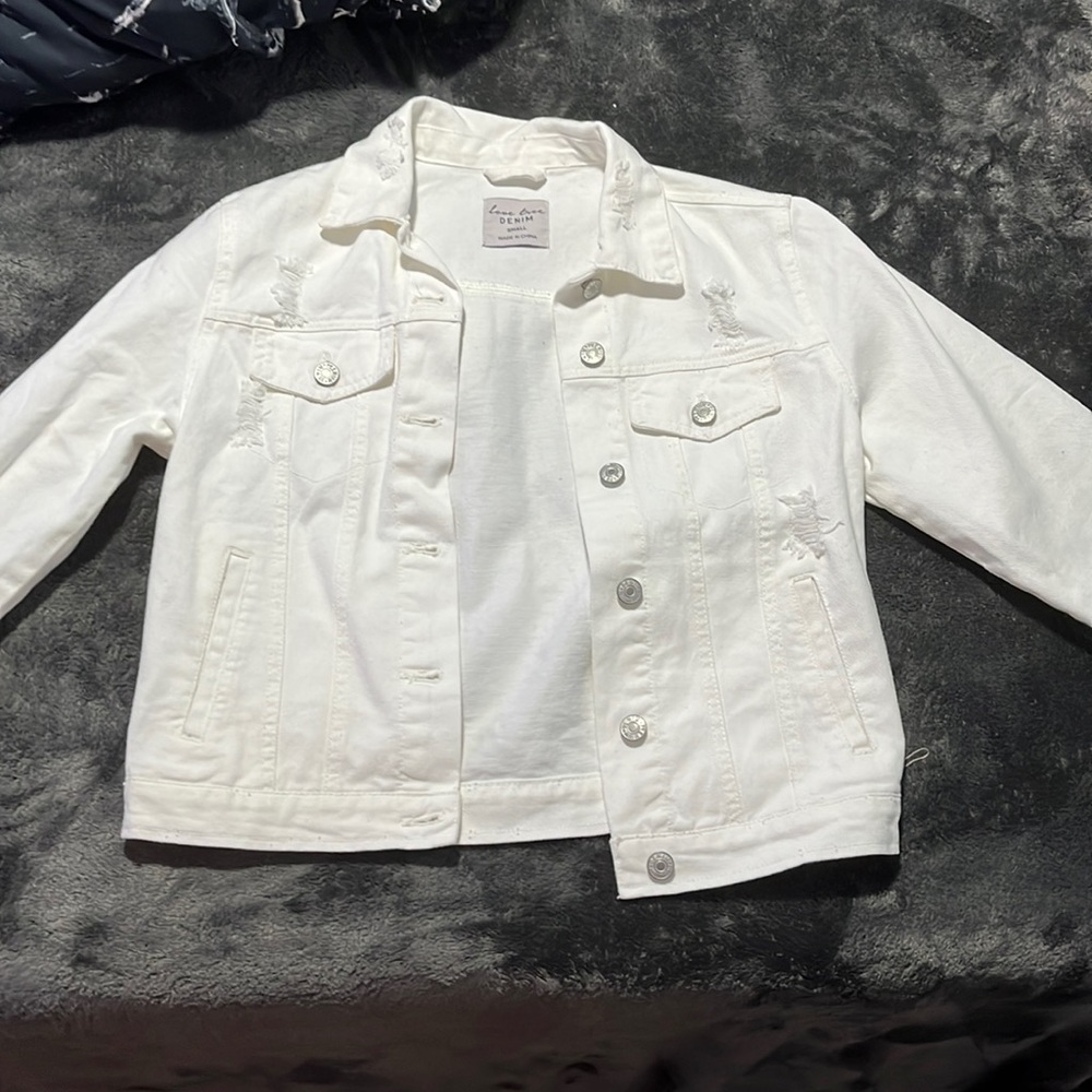 White Jean Jacket